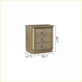 thumbnail image 2 of Medusa Gold Wood Nightstand with 3 Drawers & LED Accent, 2 of 6