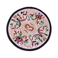 thumbnail image 2 of Cateissary Drinks Coasters Vintage Ethnic Teacup Mat Decoration Portable Table Embroidered Pad Pads Insulation for Friends Housewarming Mostrada Rosado, 2 of 6