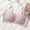 Pink, variant on Women Bras Plus Size Casual Front Button Shaping Cup Shoulder Strap Underwire Bra Plus Size Extra-Elastic Wirefree