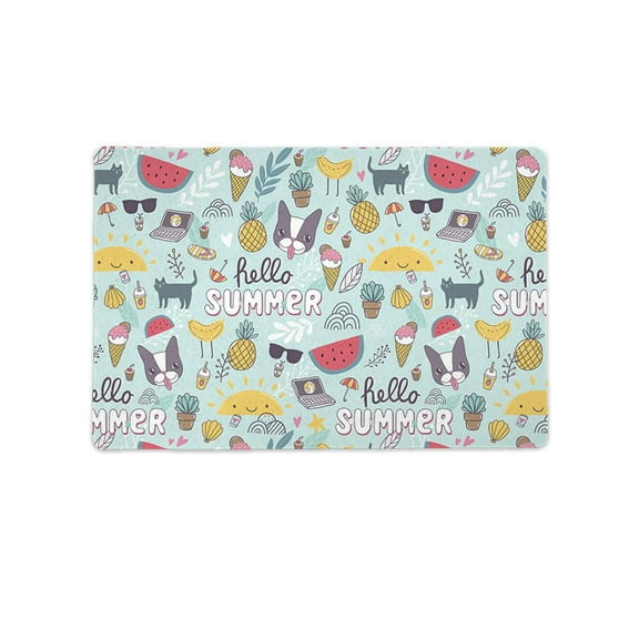 Hello Sumer Icons Mat Rectangle  -Image by Shutterstock,