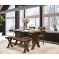 thumbnail image 3 of Topline Home Furnishings Warm Oak Dining Chairs, 3 of 3