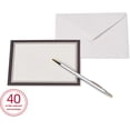 thumbnail image 3 of Single Panel Blank Cards with Envelopes, Black and White (40-Count), 3 of 4