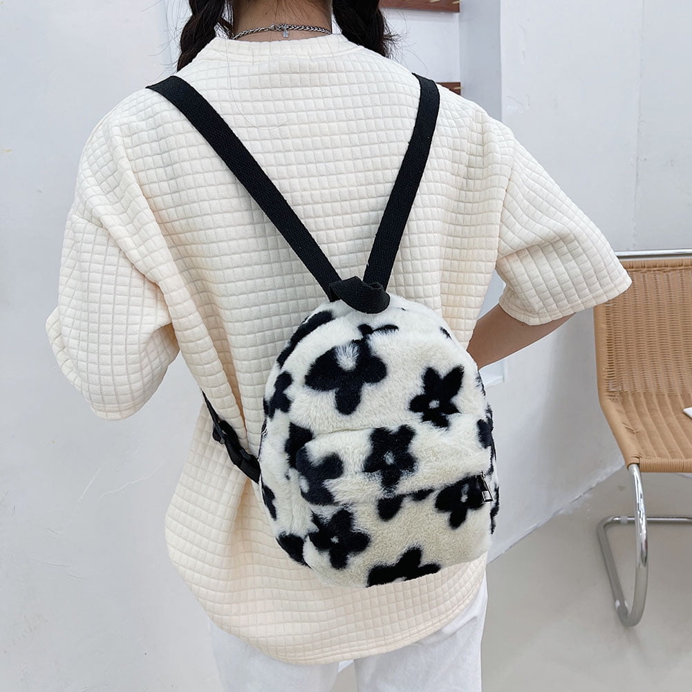 Mini Stripes Pattern Backpack Purse Fashion Pu Leather - Temu