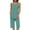Blue, variant on SwiftWear Summer Women's Polka Dot Pajama Set - Soft Round Neck Tank & Capri Pants Breathable Stretch Fabric Cozy Womens Loungewear & Sleepwear Perfect Gift for Her