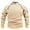 Khaki#01, variant on Handshe Men's Stand Up Collar Winter Velvet Loose Oversized Long Sleeved Pullover Hoodie - No - Hood Sweatshirt for Men