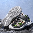 thumbnail image 6 of DADAWEN Boys Sandals Closed-Toe Summer Outdoor Sport Water Shoes Brown 5 Big Kid, 6 of 6