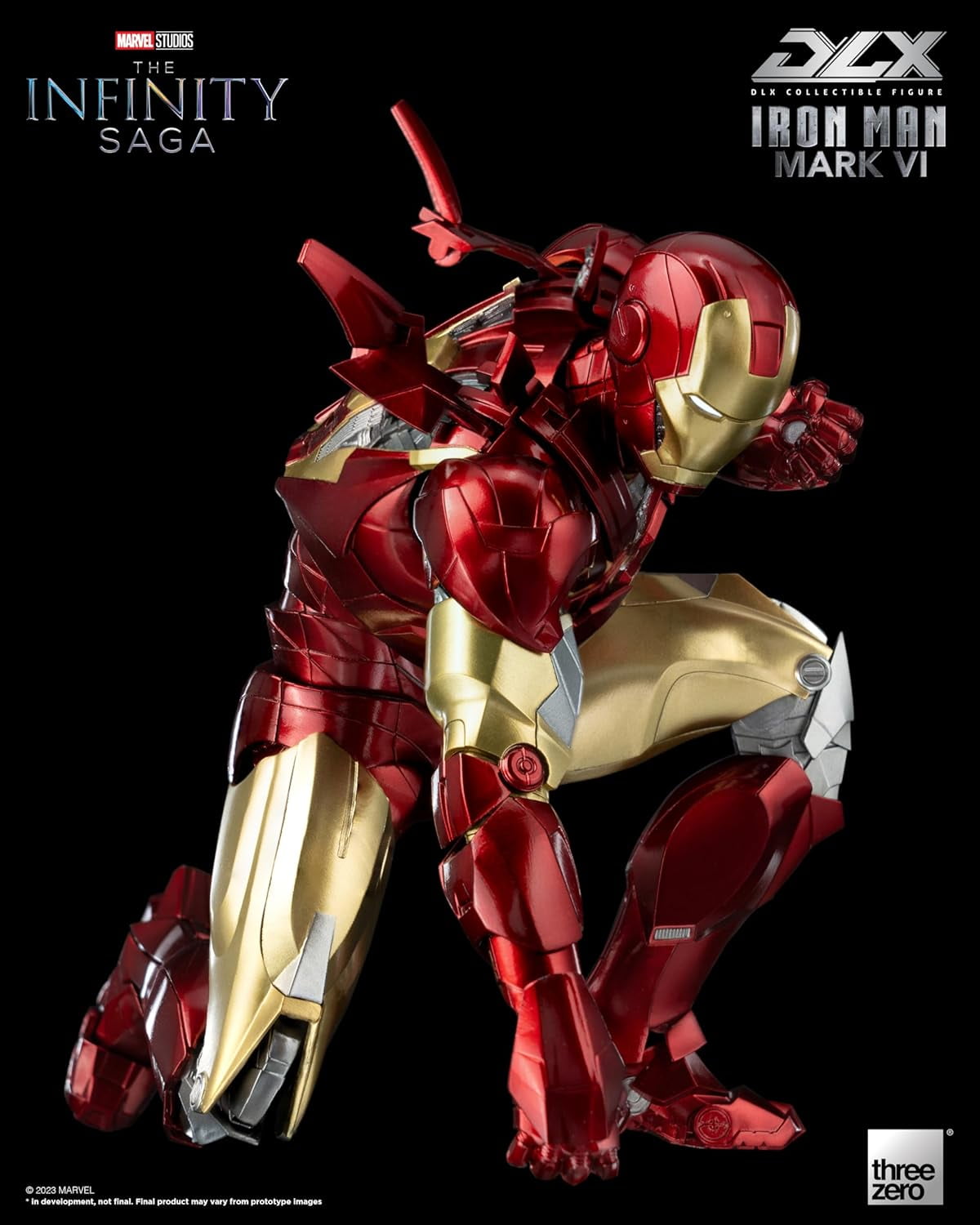 Marvel The Infinity Saga: Iron Man Mark VI DLX Action Figure Threezero