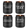 thumbnail image 1 of Candles slashome, paquete de 4 velas aromáticas para hombre, 200 ml, 1 of 9