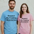 thumbnail image 5 of Respect My Freaking Boundaries T-Shirt – Empowerment Message – Unisex Self-Care Wear, 5 of 6