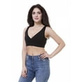 thumbnail image 3 of Women's Maternity Bra Slim Crop Top Lounge Wear, XL, Black, by Ambesonne, 3 of 3