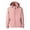 Pink, variant on Waterproof Hooded Softshell Jacket for Women, Full Zip Long Sleeve with Zipper Pockets, Windproof Casual Fall Outerwear, 1 Piece, M-4XL, Plus Size Friendly