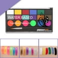 thumbnail image 2 of Paleta de Pintura Facial Profesional de 18 Colores, Maquillaje de Halloween, Jinwen Pintura corporal facial, 2 of 4
