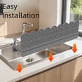 thumbnail image 5 of Flexible Kitchen Splashes Guard Silicone Suction Cup Sink Baffles Customizable Water Containment Solution, 5 of 8
