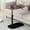 Walnut, variant on C Shaped Side Table, Adjustable Height C Shaped End Table, 360°Swivel Couch Side Tables That Slide Under, Modern Small Coffee C Table End Table for Sofa/Bed/Bathtub, Rotating Tabletop (Wood)