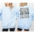 thumbnail image 4 of “Believe in Jesus” Christian Sweatshirt – Retro-Style Faith Pullover for Women Who Walk in Truth & Grace, 4 of 6
