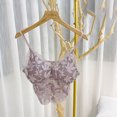 thumbnail image 4 of Lace Casual Camisole Cami Crop Tank Tops Lingerie Bustier Strap Crop Top，Average code, 4 of 5