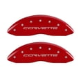 thumbnail image 5 of MGP 4 Caliper Covers Engraved Front & Rear C6/Corvette Yellow finish black ch Fits select: 2010-2013 CHEVROLET CORVETTE GRAND SPORT, 2006-2009 CHEVROLET CORVETTE Z06, 5 of 6
