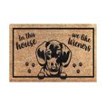 thumbnail image 1 of Ramiter Christmas Mat Watch Christmas Decorate Door Mat Welcome Mat Rugs for Living Room, 1 of 3