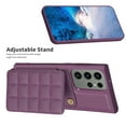 thumbnail image 6 of Dteck for Samsung Galaxy S22 Plus Card Holder Back Case with Pockets, Premium PU Leather ID Cash Credit Slots Magnetic Kickstand Flip Folio Slim Hard Protective Cover, darkpurple, 6 of 7