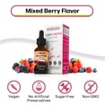 thumbnail image 4 of MAX ABSORPTION Biotin Liquid Drops (Mixed Berry), 5000 mcg Biotin Per Serving, 60 servings, No Artificial Preservatives, Vegan Friendly, Support Healthy Hair, Strengthen Nails, Improve Skin Health, 4 of 8