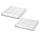 thumbnail image 2 of FELTECHELECTR 4 cajas transparentes para paletas de sombras de ojos y pintalabios, contenedor para almacenamiento de cosméticos., 2 of 6