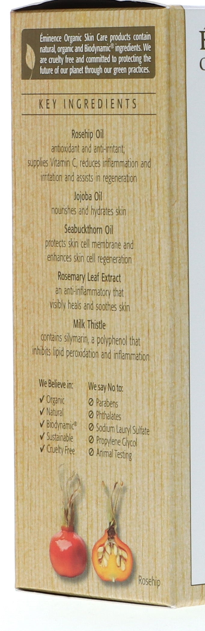 Eminence Organic Skin Care Rosehip Triple C+E Firming Oil, 1 fl. oz.