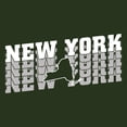 thumbnail image 4 of New York Retro Repeat - Sports Team City Pride Tailgating T Shirt - 2X-Large - Forest, 4 of 6