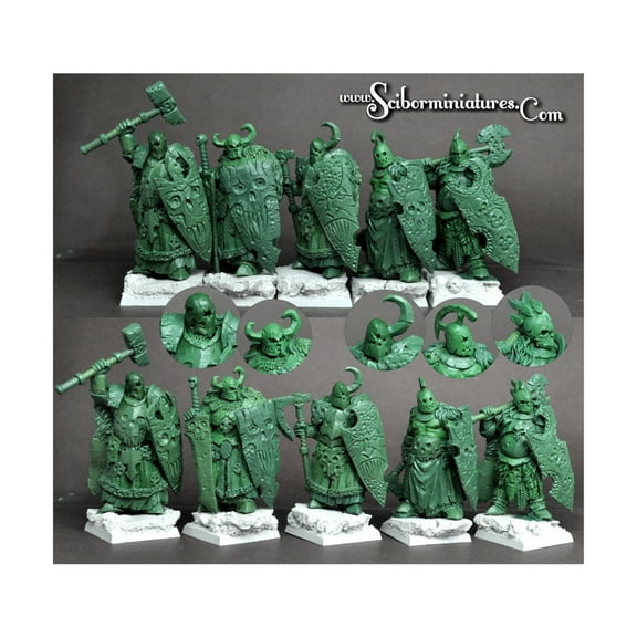 Scibor Monstrous Miniatures Lords of Barbarians 5 Miniatures Set (5) New