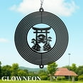 thumbnail image 2 of GLOWNEON Torii Gate Wind Spinner, Japanese Zen Outdoor Garden Hanging Metal Decor, 2 of 5