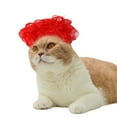 thumbnail image 5 of LanSuare Pet Costume Wig, Funny Cosplay Apparel, for Cats and Dogs, Dress-Up Parties, Festival Events, Photo Props, 5 of 7
