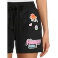 thumbnail image 4 of Powerpuff Girls Juniors’ Graphic Fleece Shorts, 4” Inseam, Sizes XS-3XL, 4 of 5