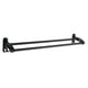 thumbnail image 1 of Toallero de pared de aluminio negro con doble barra, colgador de baño, toallero, artículos para el hogar, 1 of 7