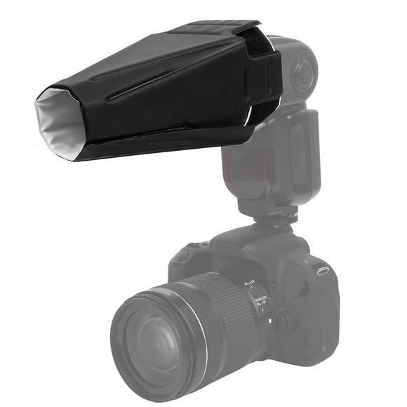 Install Folding Design Compact Size Flash Light Reflector, Flash Light Diffuser, PVC For Camera Flash