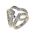 thumbnail image 1 of Scarf Button Three-Ring Design Rhinestones Inlaid Scarf Buckle Korean Style Scarves Shawls Scarf Fastener Jewelry Accessory, 1 of 8