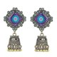 thumbnail image 1 of 1 par de pendientes de campana con borlas retro nuevos para mujeres y niñas, campanas salvajes de moda, regalos de joyería europeos y americanos populares, E-5797-BL, 1 of 4