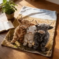 thumbnail image 1 of CaiYueKe Soft Flannel Blanket with Highland Cattle Print, Cozy Throw Blanket for Couch Bed, Warm Plush Fleece Blanket, Lightweight Decorative Blanket for Adults, Home Decor Gift, 1 of 6