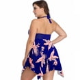 thumbnail image 3 of Maillot de Bain Tankini 2 Pcs à Fleurs pour Femmes Grande Taille 2X-6X, 3 of 6