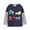 #2 Navy, variant on Krdevn Kids Color Block Spliced Long Sleeve T-Shirt, Striped Crew Neck Pocket Casual Cotton Top for Boys and Girls,Grey