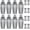 8, variant on 8 Packs Cocktail Shaker Set Martini Shaker Bulk Stainless Steel Martini Mixer with Strainer and Double Measuring Jigger for Bar Party Home Use Wine Bar Mixing Tool (18 Oz/ 550 ml)