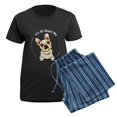 thumbnail image 5 of CafePress - Fawn Frenchie IAAM Women's Dark Pajamas - Women's Short Sleeve Print T-Shirt and Pants Dark Cotton Pajama Set, 5 of 7