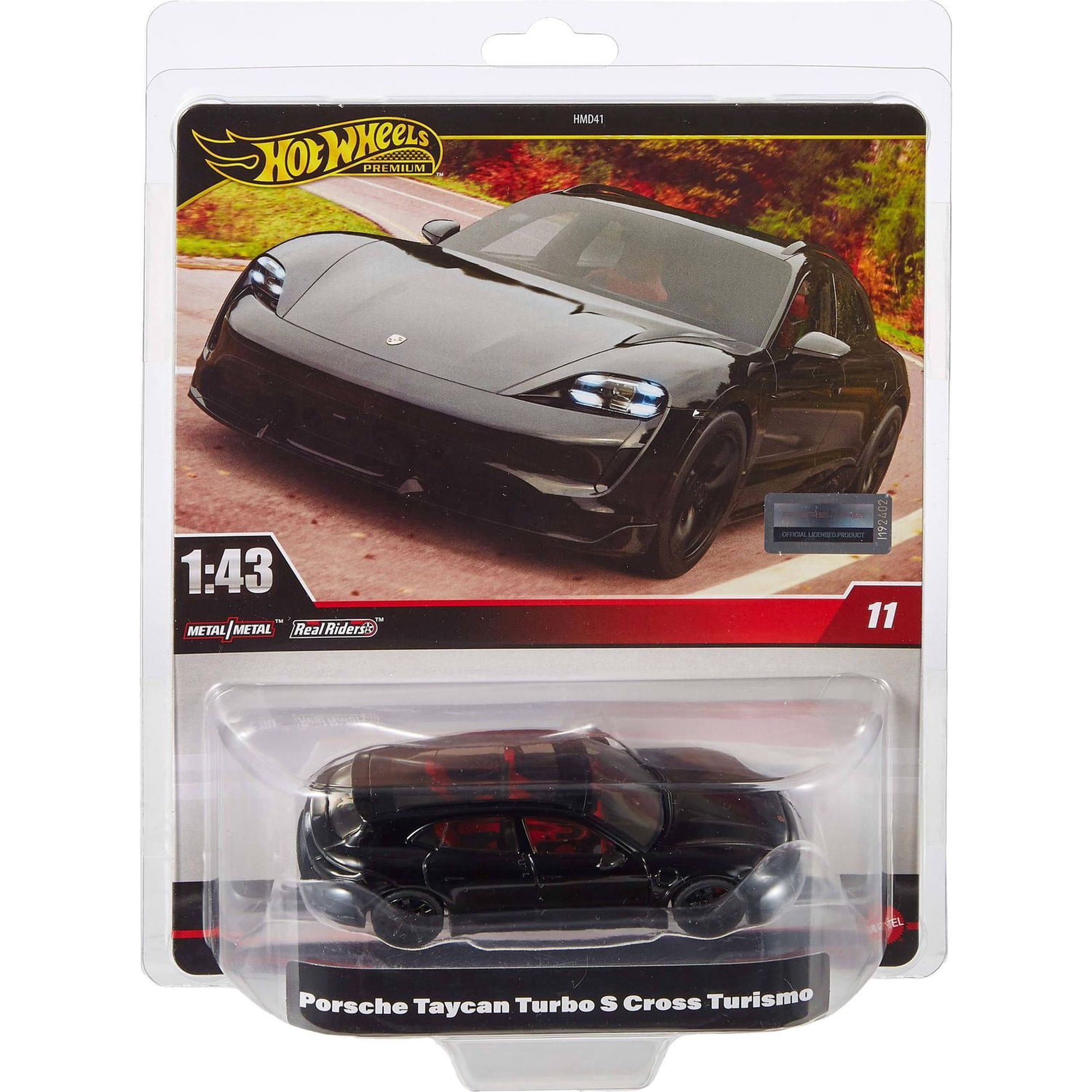 Hot Wheels Premium 1:43rd Scale Porsche Taycan Turbo S Cross