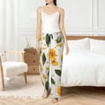 thumbnail image 6 of Lsque Sunny Yellow SunFlower Print Women's Pajama Pants, Lounge Pant - Comfortable Home Wear,Elastic Waistband, Stylish Design-Medium, 6 of 9