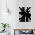thumbnail image 3 of COMIO Black And White Abstract Wall Art - Black Painting Stroke Graffiti Artwork for Living Room, Bedroom, Office Decor,16x20in, 3 of 4