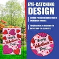 thumbnail image 2 of Super Tough Garden Flag 12 x 18 Inch - Valentine Hearts | Durable Oxford Polyester | Vivid Colors | Single-Sided Design | Fade-Resistant | Perfect for Outdoor & Indoor Display | Holiday Decor, 2 of 7