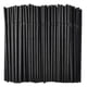 thumbnail image 1 of 500 Count Black Plastic Bendable Straws 6mm x 21cm Disposable Drinking Straws, 1 of 4