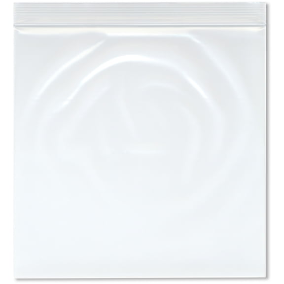 Plymor 9" x 9" (Pack of 100), 4 Mil Heavy Duty Zipper Reclosable Plastic Bags