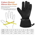thumbnail image 5 of SNOW DEER Upgraded Heated Gloves Men Women,Ski Motorcycle Electric Battery Mittens Gloves, 5 of 19