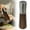 Salt sprinkled on the acacia wood, variant on Premium Stainless Steel And Wood Pepper Grinder Mill Set Adjustable Thickness Manual Salt And Spice Shaker With Elegant Wood Base Ideal For Kitchen Cooking And BBQ