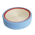 thumbnail image 4 of kusrkot Chat Griffoir Bol Rond Pad Antidérapant Fond pour la Protection des Meubles Chat Blanc Bleu, 4 of 9