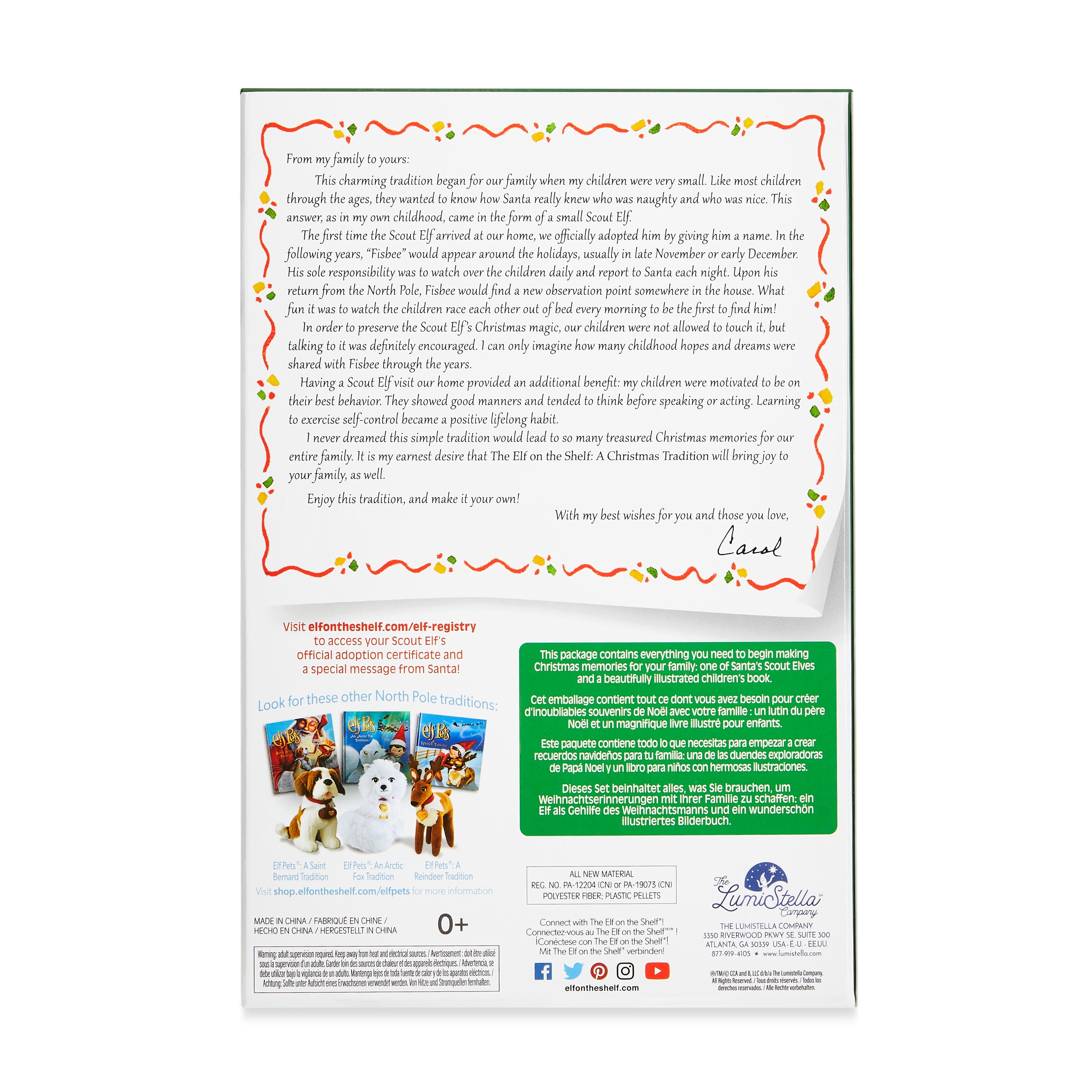 The Elf on the Shelf: A Christmas Tradition - Girl Scout Elf with Brown Eyes - Includes Artfully Illustrated Storybook, Keepsake Box and Official Adoption Certificate